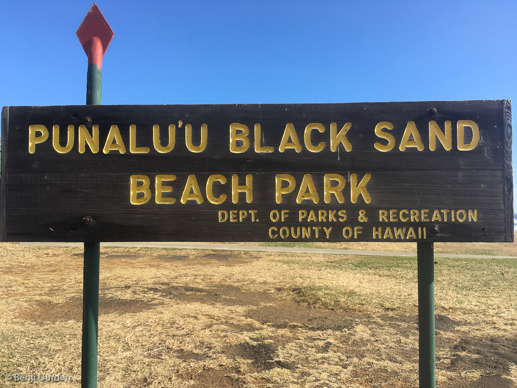 Punalu'u Black Sand Beach Park
